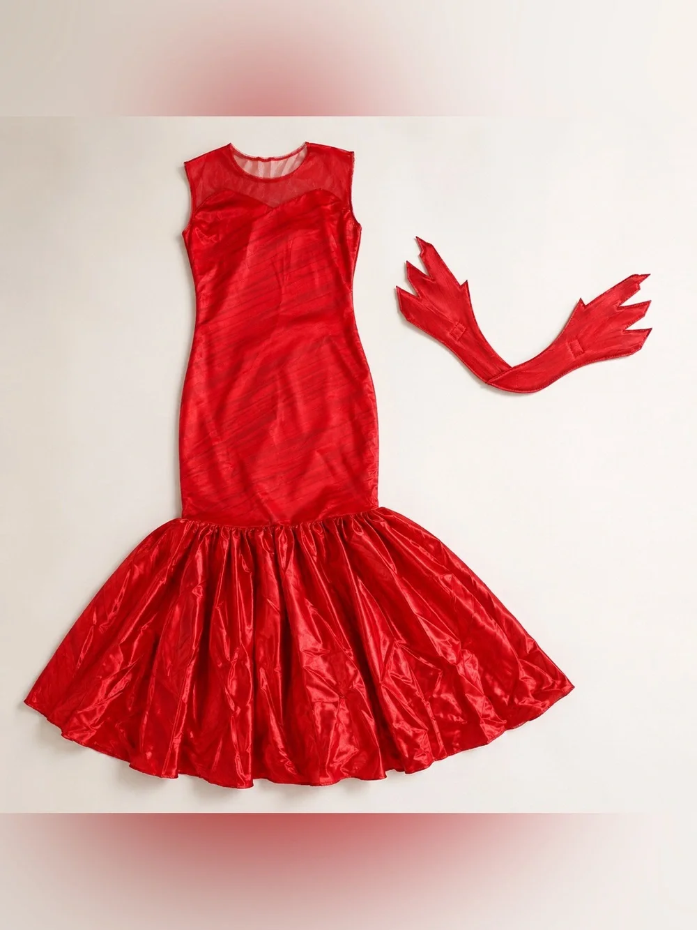 NWT - Disney Cruella Red Dress Costume Girls XL 14–16 2 Piece